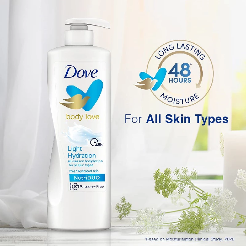 Dove Body Love Light Hydration Body Lotion For All Skin Types, 400 ml-3.webp